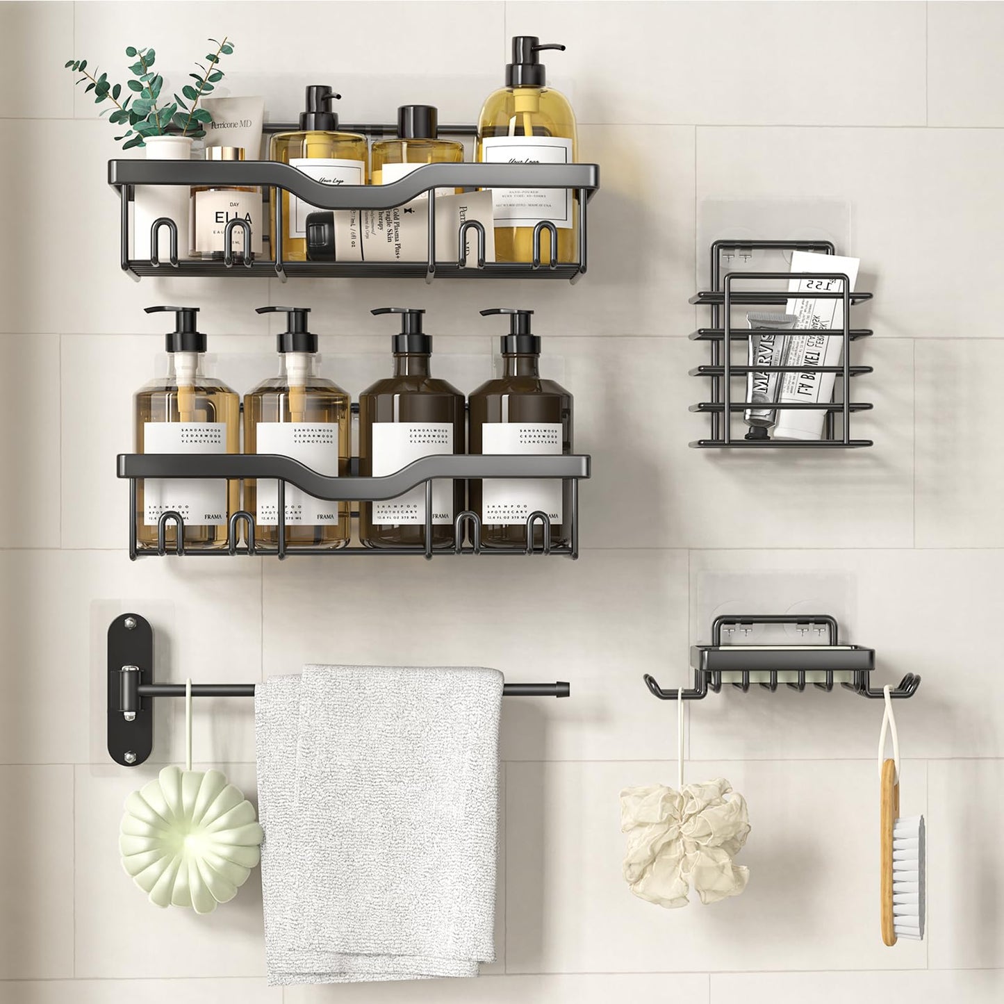Adhesive Shower Wall Caddy